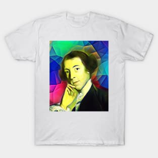 Horace Walpole Colourful Portrait | Horace Walpole Artwork 7 T-Shirt